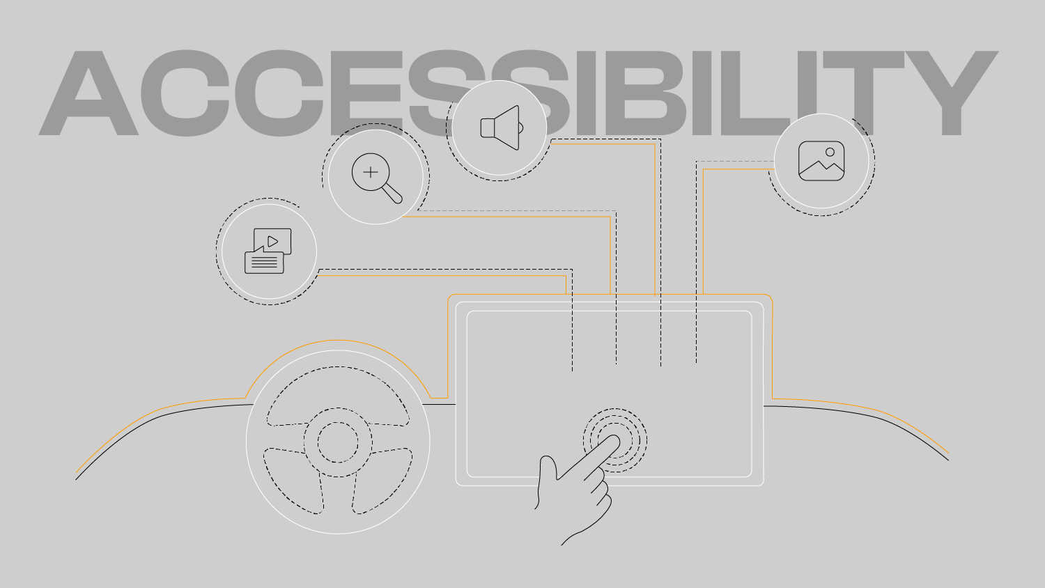 Accessibility line illustration